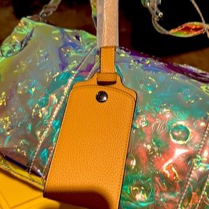 COACH Mustard Yellow Luggage Tag NEW